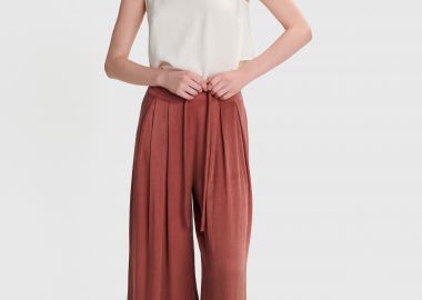 Παντελόνι με κορδόνι στη μέση - 5206634930507 -  - 