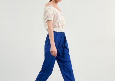 Παντελόνι με λάστιχο και ζωνάκι - 5207251736282 -  - 