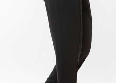 Παντελόνι με νερβίρ σχέδιο σε μαύρο χρώμα -  - 