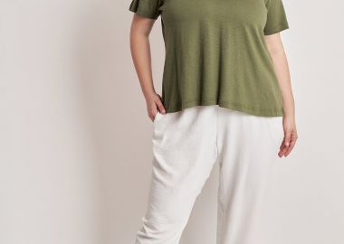 Παντελόνι με ρεβέρ -  - 