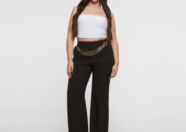 Παντελόνι Nina σε bootcut γραμμή - MAT FASHION - 