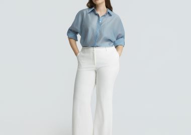 Παντελόνι Nina σε bootcut γραμμή - MAT FASHION - 