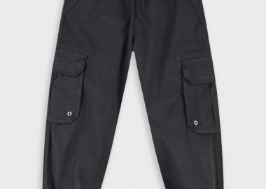 Παντελόνι parachute - ΜΑΥΡΟ 16-226211-2 - energiers - 