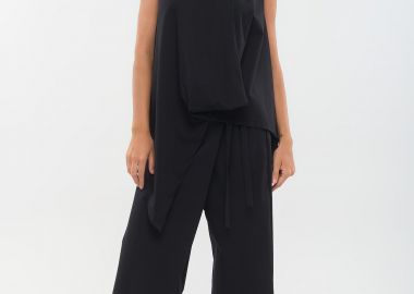 Παντελόνι Παρεό Culotte με Λάστιχο & Δέσιμο -  - 