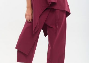 Παντελόνι Παρεό Culotte με Λάστιχο & Δέσιμο -  - 