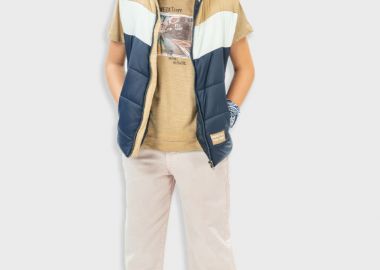 Παντελόνι relaxed για αγόρι - ΒΑΝΙΛΙΑ 13-225019-2 - energiers - 