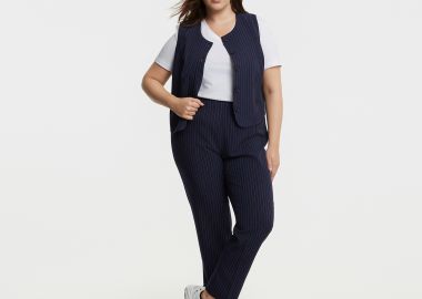 Παντελόνι ριγέ cigarette - MAT FASHION - 