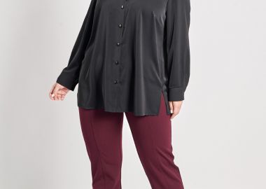 Παντελόνι scuba cigarette με διακοσμητική ραφή -  - 