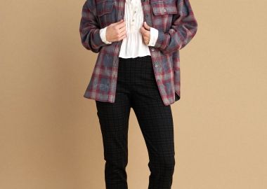 Παντελόνι skinny καρό - 5206179025461 -  - 