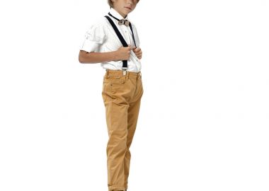 Παντελόνι σταθερό πεντάτσεπο για αγόρι - ΣΟΚΟΛΑΤΙ 13-224008-2 - energiers - 