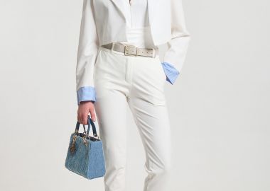 Παντελόνι Tailored Slim Fit Με Ζώνη -  - 