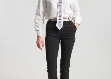 Παντελόνι Tailored Slim Fit Με Ζώνη -  - 