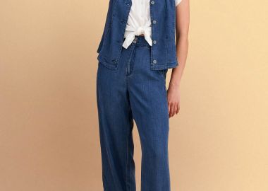 Παντελόνι τύπου denim ίσια γραμμή - 5206179082662 -  - 