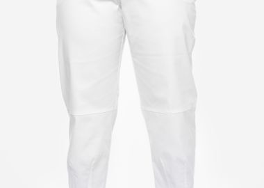 Παντελόνι τύπου jean σε εκρού χρώμα -  - 