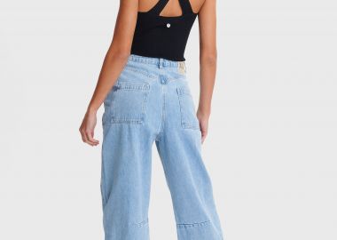 Παντελόνι τζιν barrel fit με ραφές - 5206634910554 -  - 