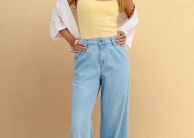 Παντελόνι τζιν wide leg - 5206179088404 -  - 