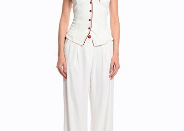 Παντελόνι WECOSS Wide Leg Με Ρέλι -  - 