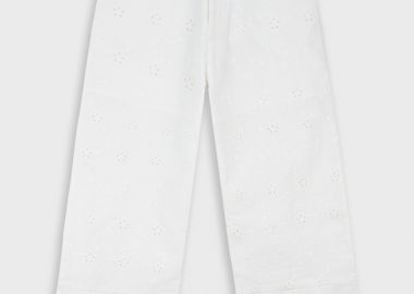 Παντελόνι wide fit - Εκρού 16-226209-2 - energiers - 