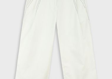 Παντελόνι wide leg - ΚΡΕΜ 16-226205-2 - energiers - 