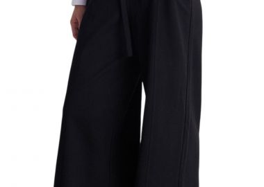 Παντελόνι Υφασμάτινο Ale Βαμβακερή Με Ζώνη 8922777-BLACK Γυναικείο - Ale - 