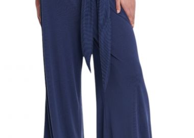 Παντελόνι Υφασμάτινο Ale Χυτό Με Ζώνη 8920752-BLUE Γυναικείο - Ale - 