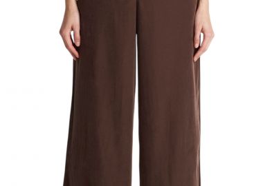 Παντελόνι Υφασμάτινο Ale Formal Με Ζώνη 8922874-BROWN Γυναικείο - Ale - 