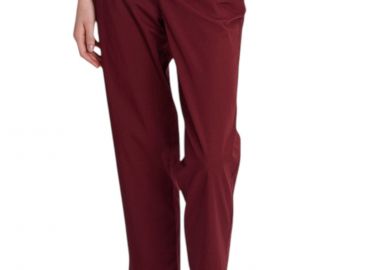 Παντελόνι Υφασμάτινο Ale Ίσιο Μονόχρωμο 8921133-BURGUNDY Γυναικείο - Ale - 