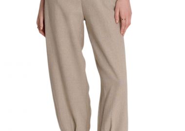 Παντελόνι Υφασμάτινο Ale Με Ελαστική Μέση 8920624-SAND Γυναικείο - Ale - 