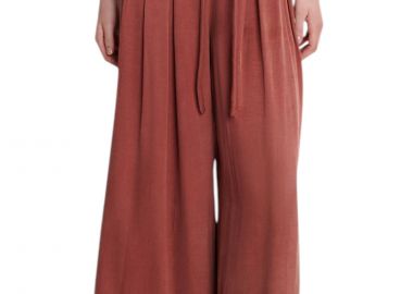 Παντελόνι Υφασμάτινο Ale Με Κορδόνι Στη Μέση 8920739-COPPER Γυναικείο - Ale - 