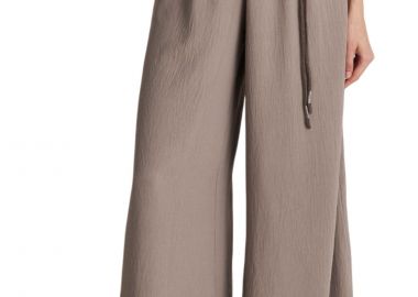 Παντελόνι Υφασμάτινο Ale Με Λάστιχο Και Ζώνη 82276008-GREY Γυναικείο - Ale - 