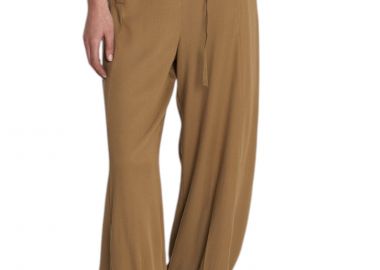 Παντελόνι Υφασμάτινο Ale Σε Φαρδιά Γραμμή 8916896E-KHAKI Γυναικείο - Ale - 