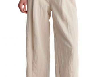 Παντελόνι Υφασμάτινο Ale Wide Leg Με Πιέτες 8923060-ICE Γυναικείο - Ale - 