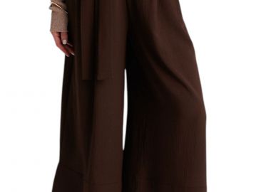 Παντελόνι Υφασμάτινο Ale Ζιπ-Κιλότ 82276010-BROWN Γυναικείο - Ale - 