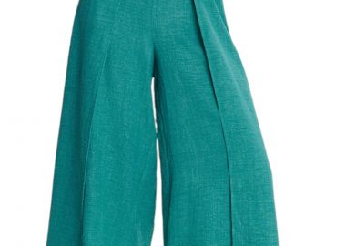 Παντελόνι Υφασμάτινο Ale Ζυπ Κυλότ 81014023-GREEN Γυναικείο - Ale - 