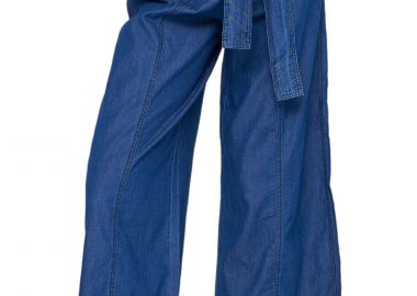 Παντελόνι Υφασμάτινο Ale Ζυπ Κυλότ 8918756-DENIM Γυναικείο - Ale - 