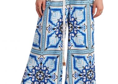 Παντελόνι Υφασμάτινο Attrattivo Εμπριμέ Με Ζώνη 9921270-MULTICOLOR Γυναικείο - Attrattivo - 