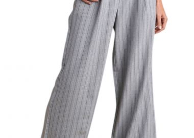 Παντελόνι Υφασμάτινο Attrattivo Κοστουμιού Ριγέ 9920341-GREY Γυναικείο - Attrattivo - 