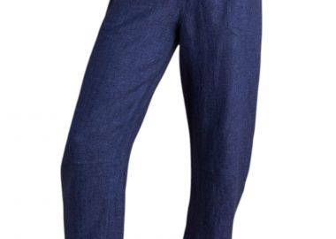 Παντελόνι Υφασμάτινο Attrattivo Λινό 9920868-BLUE Γυναικείο - Attrattivo - 