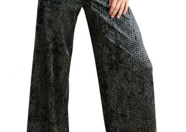 Παντελόνι Υφασμάτινο Attrattivo Με Βελούδινη Υφή 92022025-BLACK Γυναικείο - Attrattivo - 