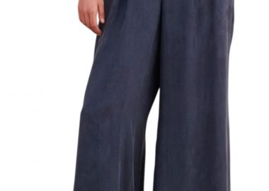 Παντελόνι Υφασμάτινο Attrattivo Με Λάστιχο 9923701-GREY BLUE Γυναικείο - Attrattivo - 