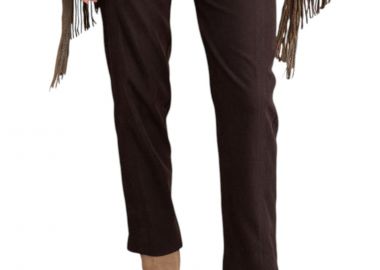 Παντελόνι Υφασμάτινο Attrattivo Μονόχρωμο 92283009-CHESTNUT Γυναικείο - Attrattivo - 