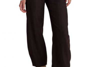 Παντελόνι Υφασμάτινο Attrattivo Μονόχρωμο Με Ζωνάκι 92283008-CHESTNUT Γυναικείο - Attrattivo - 