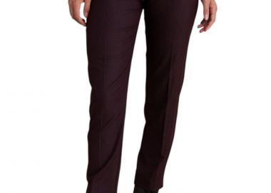 Παντελόνι Υφασμάτινο Attrattivo Ψαροκόκκαλο Με Ζωνάκι 92220068-BORDEAUX Γυναικείο - Attrattivo - 