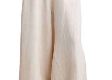 Παντελόνι Υφασμάτινο Attrattivo Σε Φαρδιά Γραμμή 9920938-NATURAL Γυναικείο - Attrattivo - 