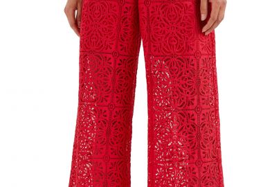 Παντελόνι Υφασμάτινο Desigual Austin Δαντελένιο 22SWPW14-3145 Γυναικείο - Desigual - 