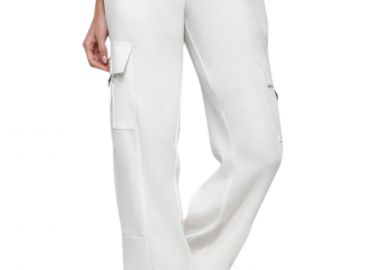 Παντελόνι Υφασμάτινο DKNY Satin Cargo P4JK7XIU-IVY Γυναικείο - DKNY - 