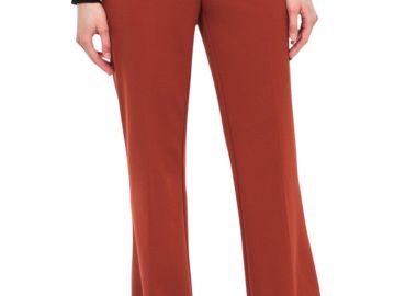 Παντελόνι Υφασμάτινο DKNY Straight Pant P9HK6CSP-BOURBON Γυναικείο - DKNY - 