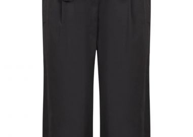 Παντελόνι Υφασμάτινο DKNY Wide Leg P9JK0DRB-BLK Γυναικείο - DKNY - 