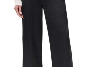 Παντελόνι Υφασμάτινο DKNY Wide Leg Pant P4JK7XIS-BLK Γυναικείο - DKNY - 