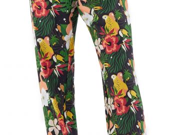 Παντελόνι Υφασμάτινο Freddy Άνετο με Φλοράλ Σχέδιο S2WGSP1C-FLO21 Γυναικείο - Freddy - 